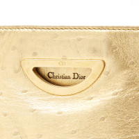 Christian Dior Borsa a tracolla in Pelle in Oro