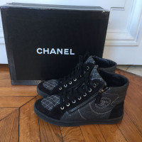Chanel Trainers Canvas in Grey