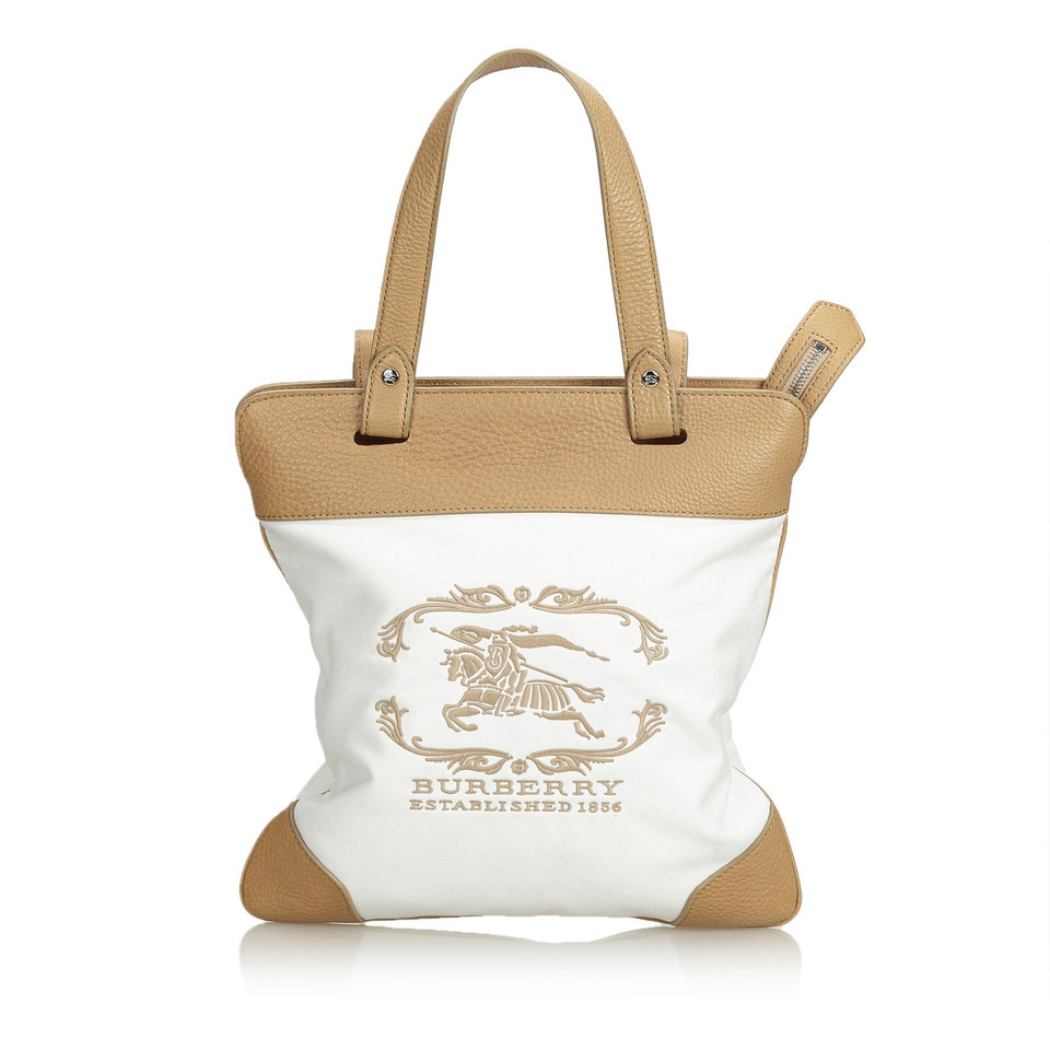 Burberry Tote bag Canvas in White