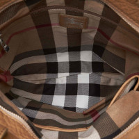 Burberry Tote Bag aus Canvas in Weiß