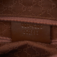 Gucci Umhängetasche aus Baumwolle in Beige