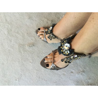 Karen Millen Sandals in Silvery