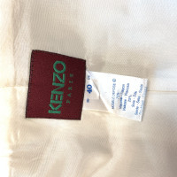 Kenzo Giacca/Cappotto in Viscosa in Bianco