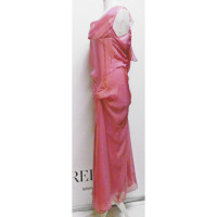 Christian Dior Dress Silk in Pink