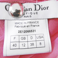 Christian Dior Jurk Zijde in Roze