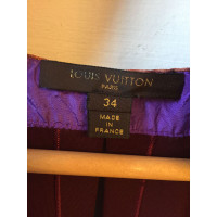 Louis Vuitton Robe en Viscose en Bordeaux