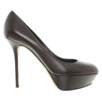 Sergio Rossi pumps en marron foncé