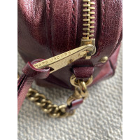 Marc Jacobs Handtasche aus Leder in Bordeaux