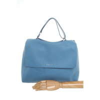 Orciani Handbag Leather in Blue