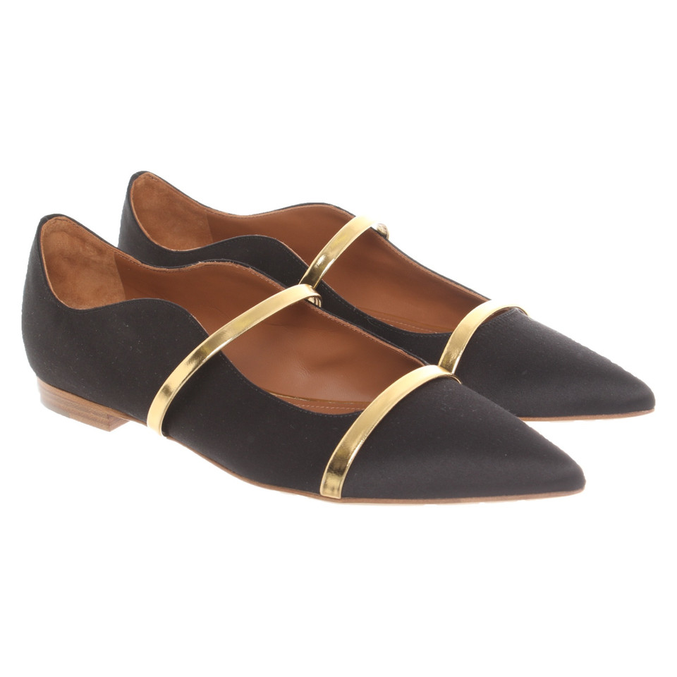 Malone Souliers Slipper/Ballerinas in Schwarz