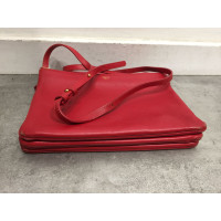 Céline Trio Large Leather in Red