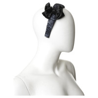 Miu Miu Glitter headband with bow