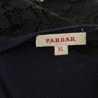 P.A.R.O.S.H. Tricot top met kant 