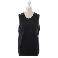 P.A.R.O.S.H. Tricot top met kant 