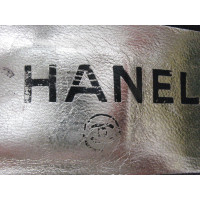 Chanel Wedges aus Seide in Schwarz