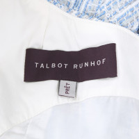 Talbot Runhof Bouclé jurk in multicolor