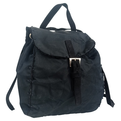 Prada Backpack Canvas in Blue