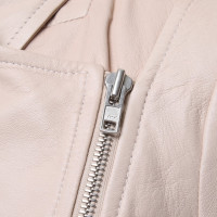 Drykorn Leather jacket in beige
