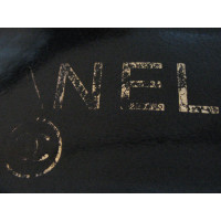 Chanel Wedges aus Leder in Schwarz