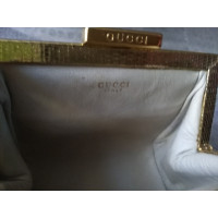 Gucci Clutch Bag Leather in gold