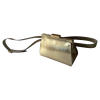 Gucci Clutch Bag Leather in gold