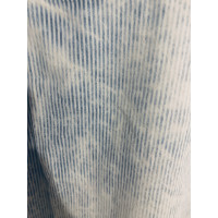Topshop Kleid aus Baumwolle in Blau