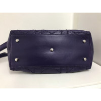 Christian Dior Shoulder bag Leather in Violet