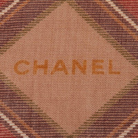 Chanel Sjaal Zijde in Beige