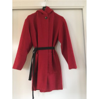 Isabel Marant Jacke/Mantel aus Wolle in Rot