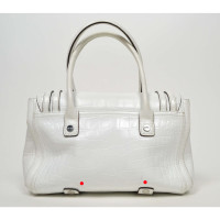 Karen Millen Handtasche aus Leder in Weiß