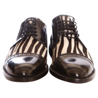 The Kooples Lace-up shoes with zebra print