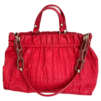 Christian Dior Shopper Leather in Red
