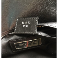 Sergio Rossi Handtasche aus Leder in Schwarz