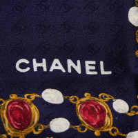 Chanel Schal/Tuch aus Seide in Blau