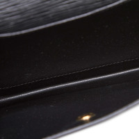 Louis Vuitton Clutch Bag Leather in Black