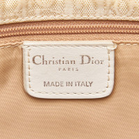 Christian Dior Handtasche aus Canvas in Weiß