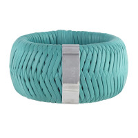 Christian Dior Bracelet/Wristband Leather in Turquoise