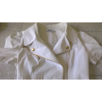 Moschino Cheap And Chic Vestito in Cotone in Bianco