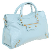 Balenciaga City Bag en Cuir en Bleu