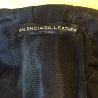 Balenciaga Giacca/Cappotto in Pelle in Giallo