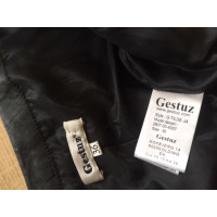 Gestuz Jacke/Mantel aus Leder in Schwarz