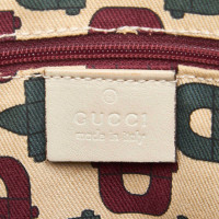Gucci Shoulder bag Leather in Beige