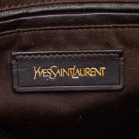 Yves Saint Laurent Tote Bag aus Leder in Rot