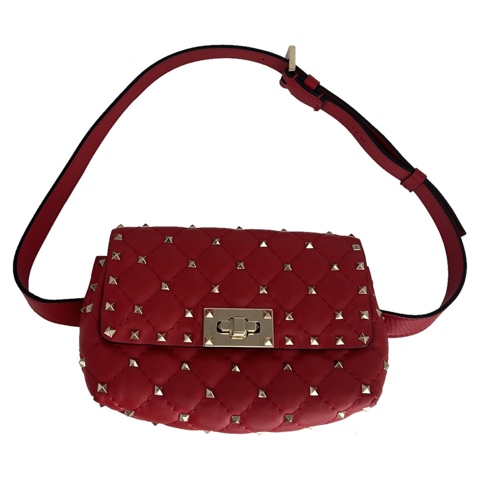 Valentino Garavani Handbag Leather in Red