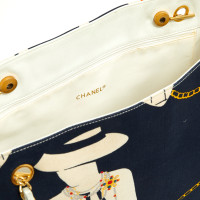 Chanel Shoulder bag Canvas in Blue