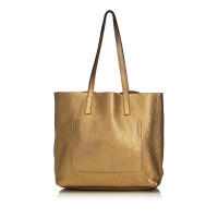 Prada Tote Bag aus Leder in Gold