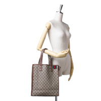 Gucci Tote Bag aus Canvas in Beige