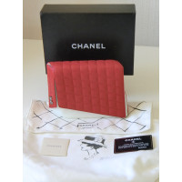 Chanel Accessoire aus Leder in Rot