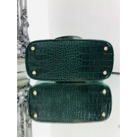 Max Mara Handtasche aus Leder in Grün