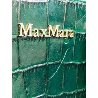 Max Mara Sac à main en Cuir en Vert